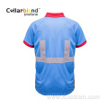 Blue Reflective Tape Work T Shirt